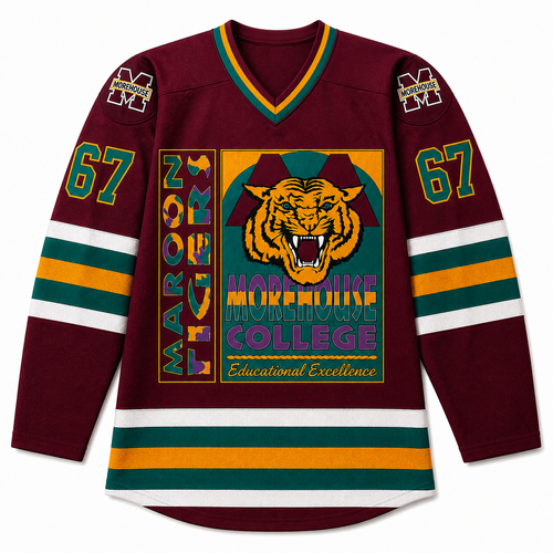 BRANDNEWBEING Morehouse Hockey Jersey front view